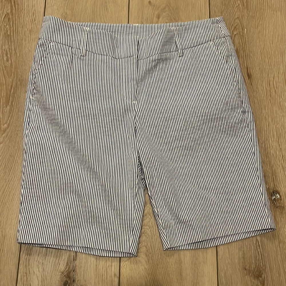 NWOT SZ 8 Cynthia Rowley Seersucker Shorts
